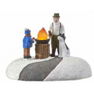 By the Fire with Grandpa Battery Operated- Not Included - h10.5cm